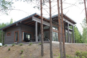 palkmaja metsas
