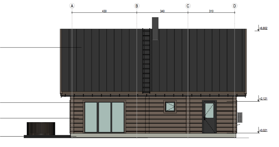 Log Sauna plan