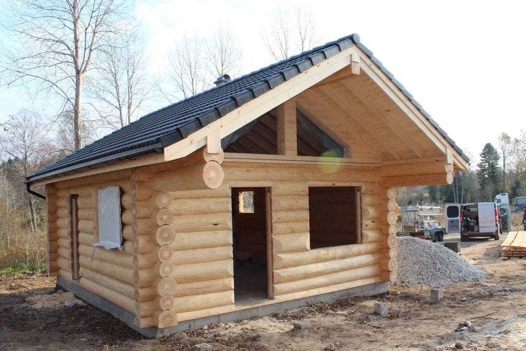 Log Sauna planning and construction