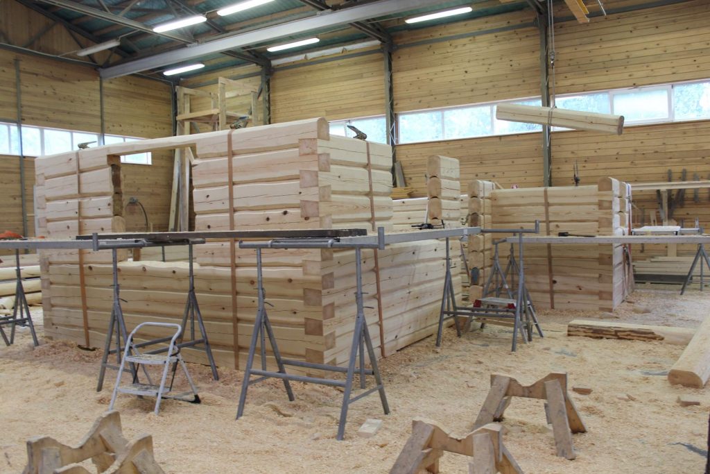 Log Sauna projection