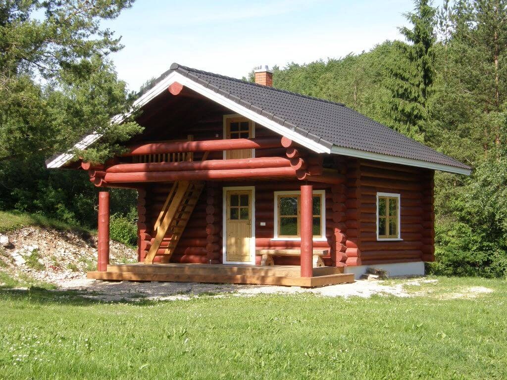 Log sauna near Tudu