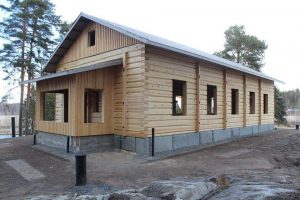 log house foundation creation
